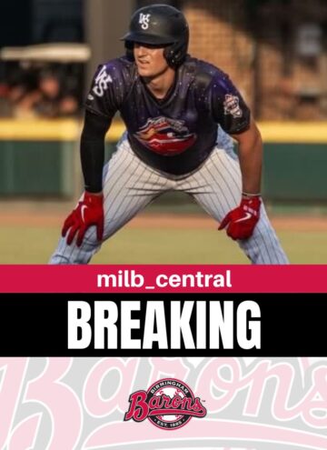 Colson Montgomery – Promoted to AAA (White Sox) – PCB Alum