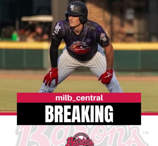 Colson Montgomery – Promoted to AAA (White Sox) – PCB Alum